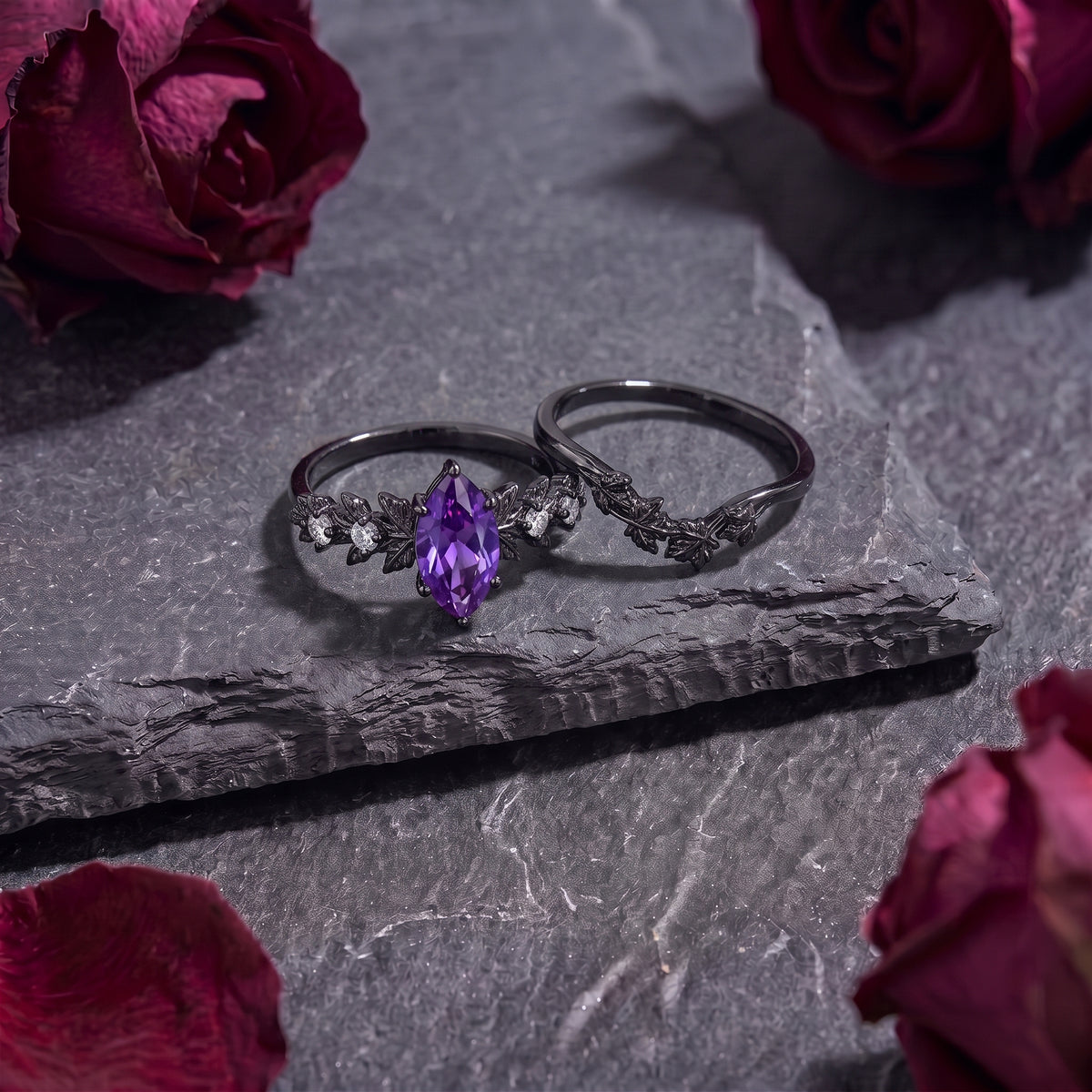 Cheshire Eye Ring Set